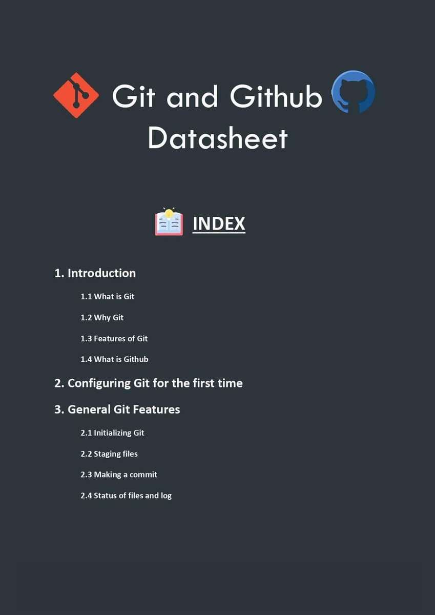 imamhulagur's tweet image. Git and Github Datasheet! 
#git #github #gitcheatsheet