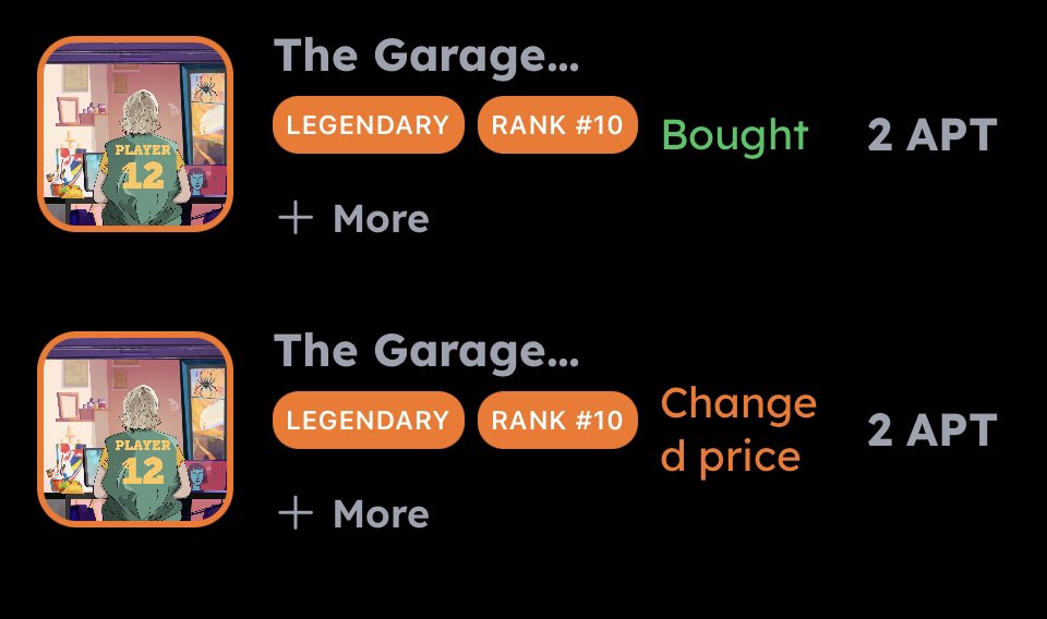 Some paper hands sold Legendary for 2APT and someone seized the opportunity instantly👏

 FP of Legendary is 4.9 APT now👍

#TghCommunity 
Keep an eye out 👀