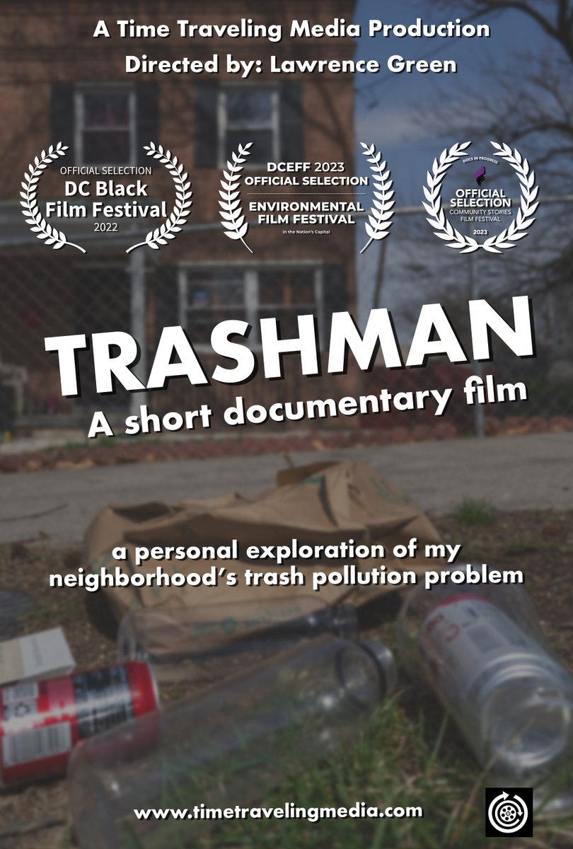 TimeTravelMedia's tweet photo. My film Trashman was selected for the @dceff_org and @docsinprogress Community Stories Film Festival! Thanks all! #filmmaker #creativedirector #photographer #EnvironmentalJustice https://t.co/Mv6gsfJ2k2