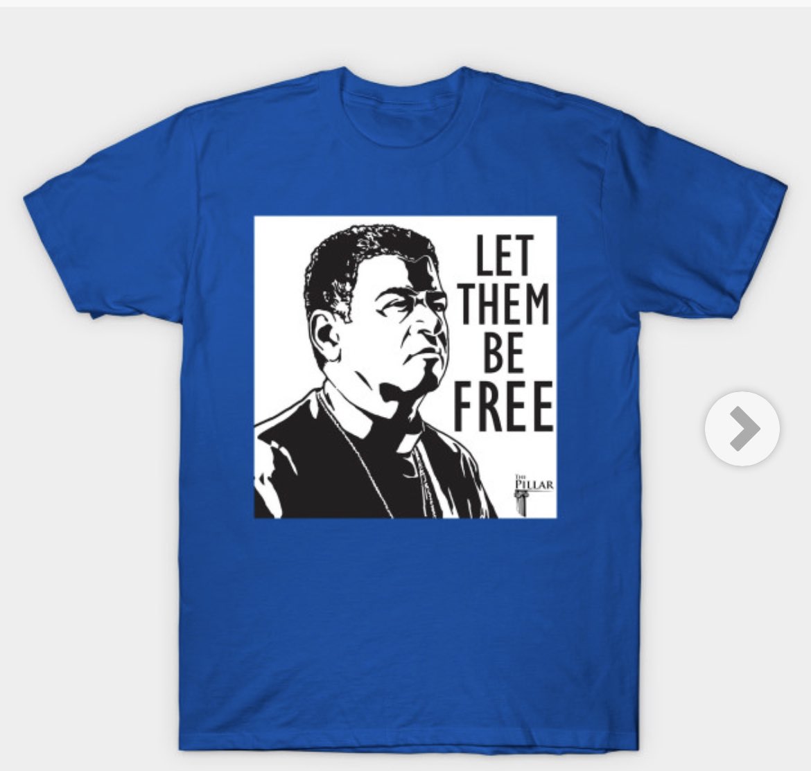 jdflynn's tweet photo. So @canonlawyered, @AndyShaggyKorty, and I teamed up to make these Bishop Rolando รlvarez shirts.
Weโll send any money they make to help the Church in Nicaragua.
https://t.co/x7PXlQCttZ https://t.co/7zBvyFfhk5