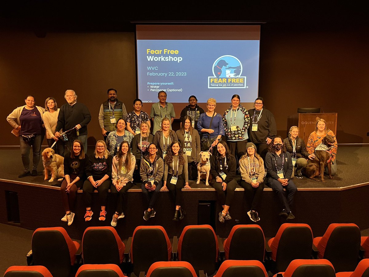 fearfreepets's tweet image. #WVC2023 was incredible thanks to YOU! To everyone who stopped by the booth, attended the Behavior Lab, came to our sessions, and told us how much Fear Free has changed your life and your practice: THANK YOU!

#FearFreePets