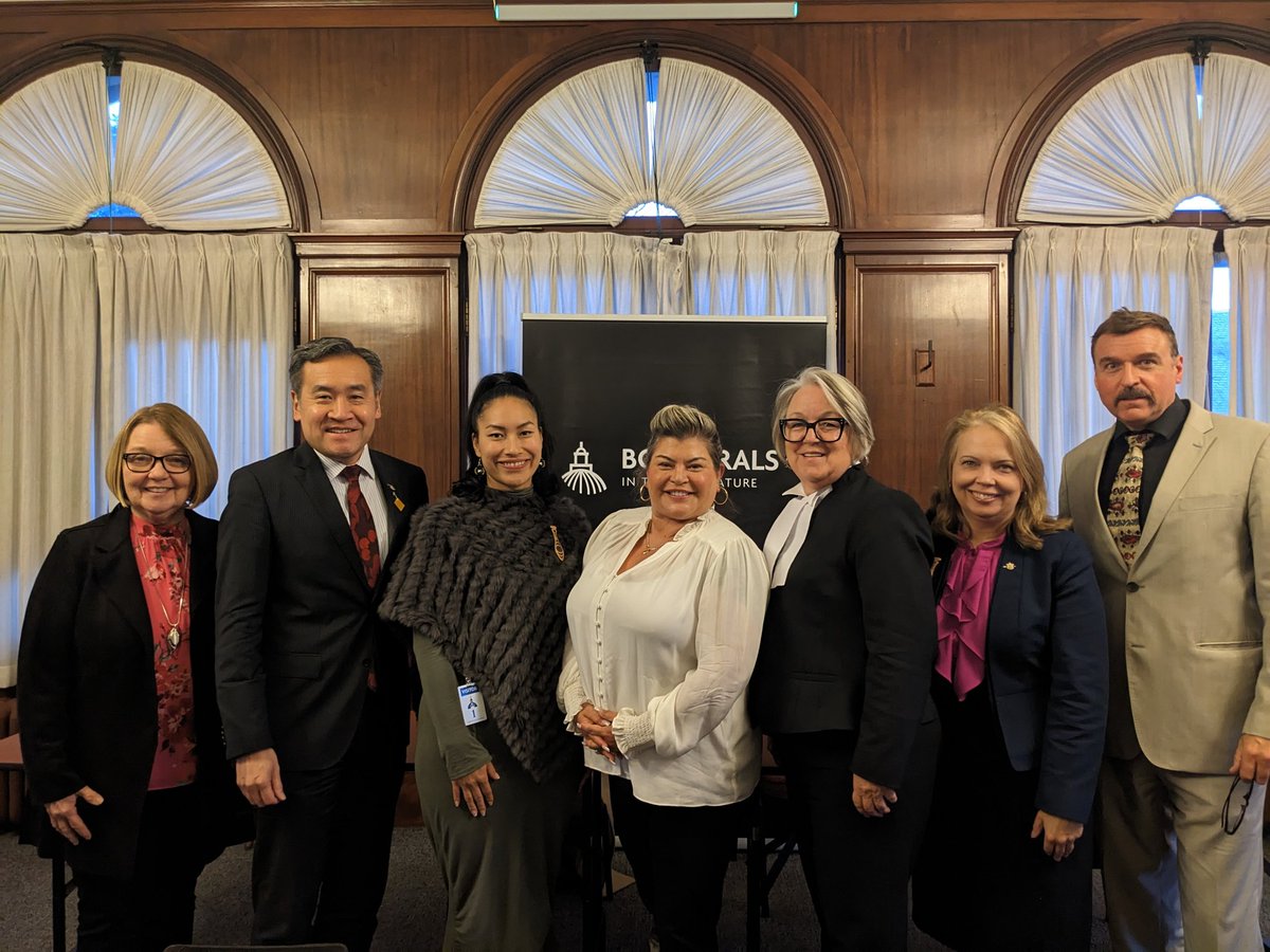 Grateful for the opportunity to meet today with @MrsCelesteH and Sashia Leung of the @BCTreaty Commission with other members of the @BCLiberalCaucus to hear about the progress being made with First Nations on treaty negotiations in BC. #bcpoli
