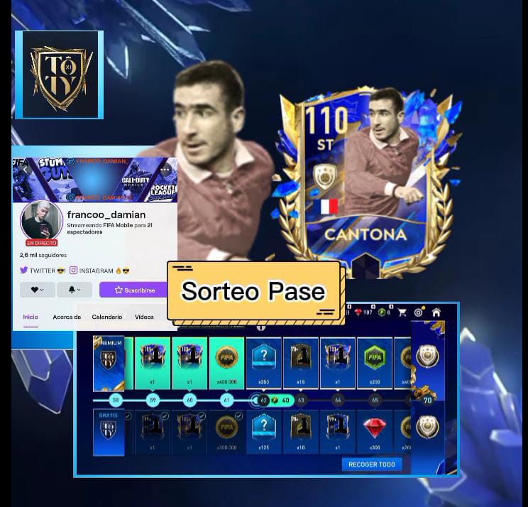 Franco_Damian_'s tweet photo. Sorteo del pase Toty En mi Canal de Twitch 😯💪

Requisitos 👍
-Dar Rt a este Tweet

-Subscribirse en Mi Canal de YouTube y Darle apoyo a mí último vídeo
https://t.co/pO0qAq2aq2
-Seguirme en Twitch
https://t.co/8QNZiNZFVV
-Mencionar a un amigo y Listo estarías participando https://t.co/aTaSaK9olC