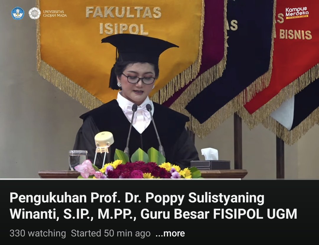 "Terima kasih untuk suami saya.. yang harapan, dukungan dan doanya menjadi muasal keberanian dan semangat saya selalu ada, bermula dan berlipat ganda."

🥲