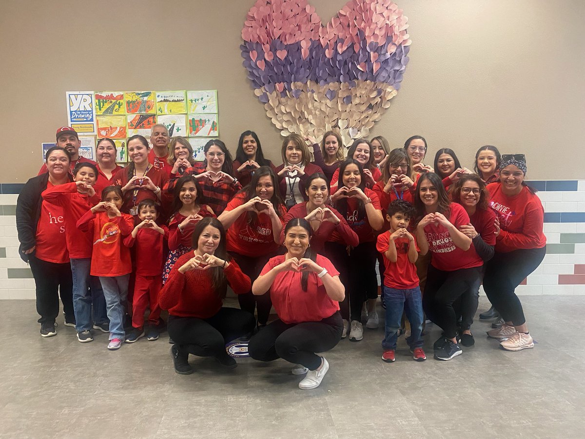 CSustaita_PHES's tweet photo. Today we wore red for Tristan. You've got this buddy. @Escar_Angela 🙏 https://t.co/CLwLVmq1At