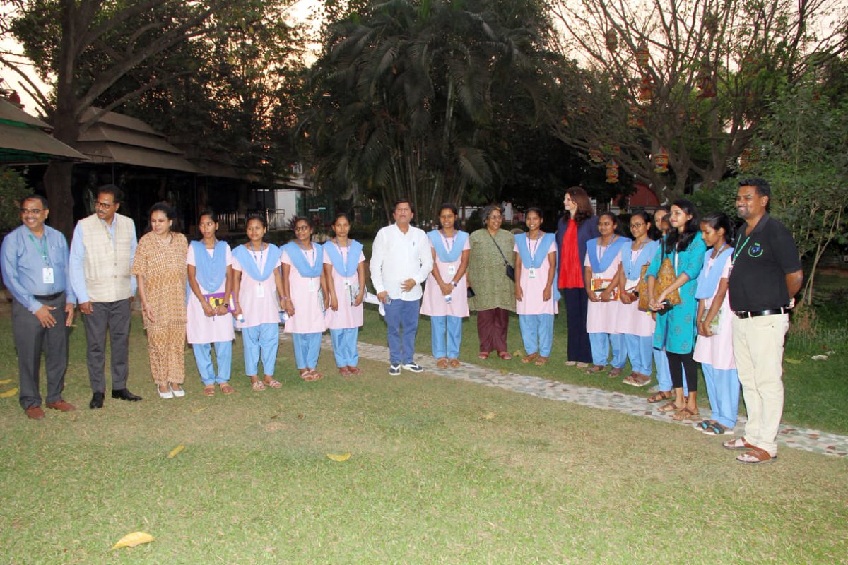 Yesterday, we had the pleasure of welcoming Ms <a href="/albarrett09/">Alison Barrett</a> MBE, Country Director (India) British Council at our campus. She was happy to see our progress and wished us luck for the future.