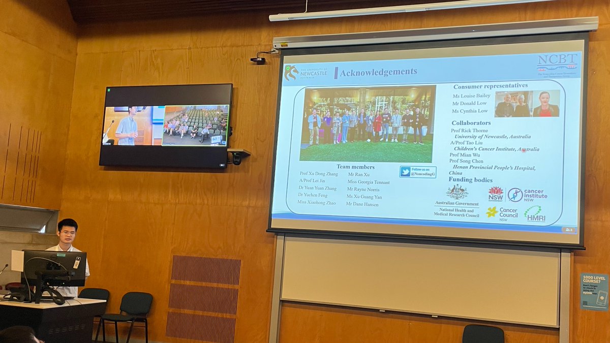 NoncodingG's tweet image. Congratulations to our PhD student Liang Xu for successfully passing his PhD confirmation! Well done👍👏 
Many thanks to our consumer representatives for attending Liang's confirmation and providing feedbacks on our research program. Much appreciate your support!