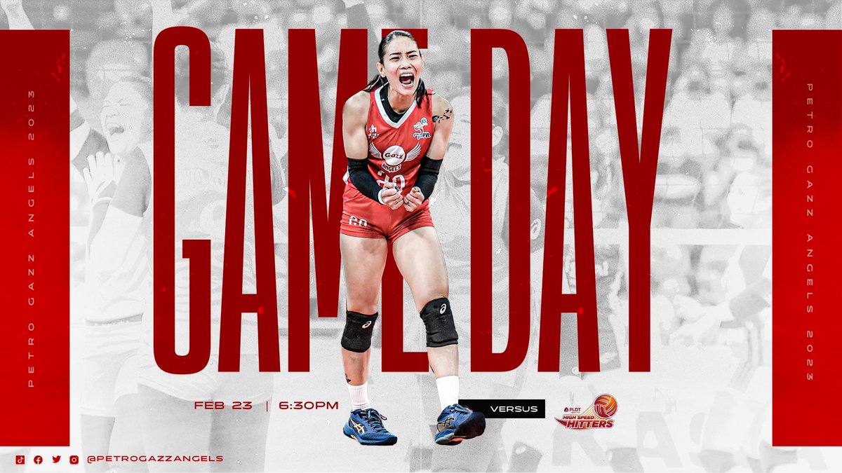 It's game day, Thursday!

The angels is aiming for a back-to-back-to-back win! Let's go, Angels, get that W! #GazzedUp #refueled2023

Catch the game later on  
<a href="/OneSportsPHL/">One Sports</a>
 at 4:00pm.
#PVL2023 #PVLAllFilipinoConference