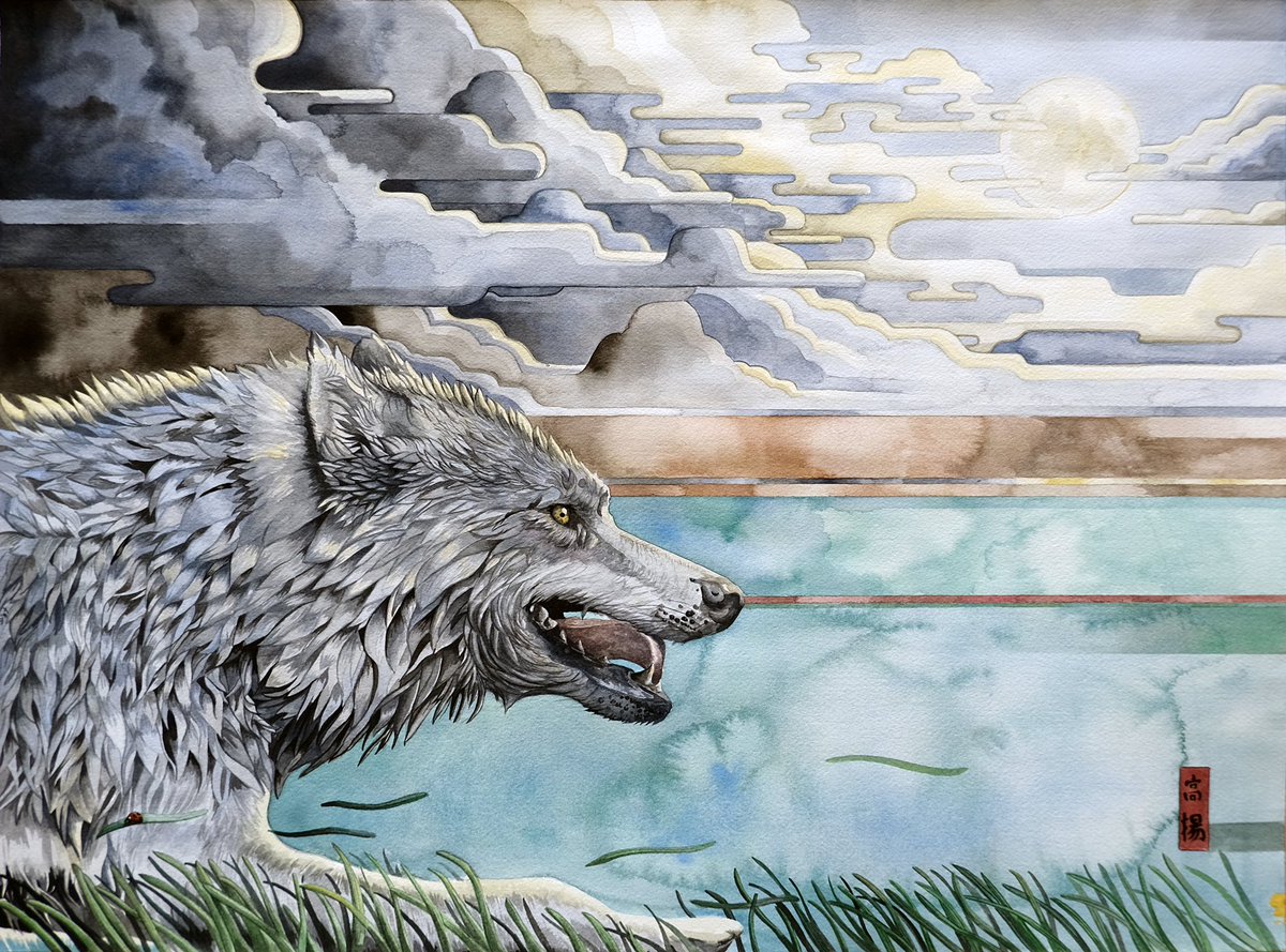 jaclotworks's tweet photo. #水彩画 で描きました。
I painted with #watercolour
#art #wolf https://t.co/B2HnRbPXY0