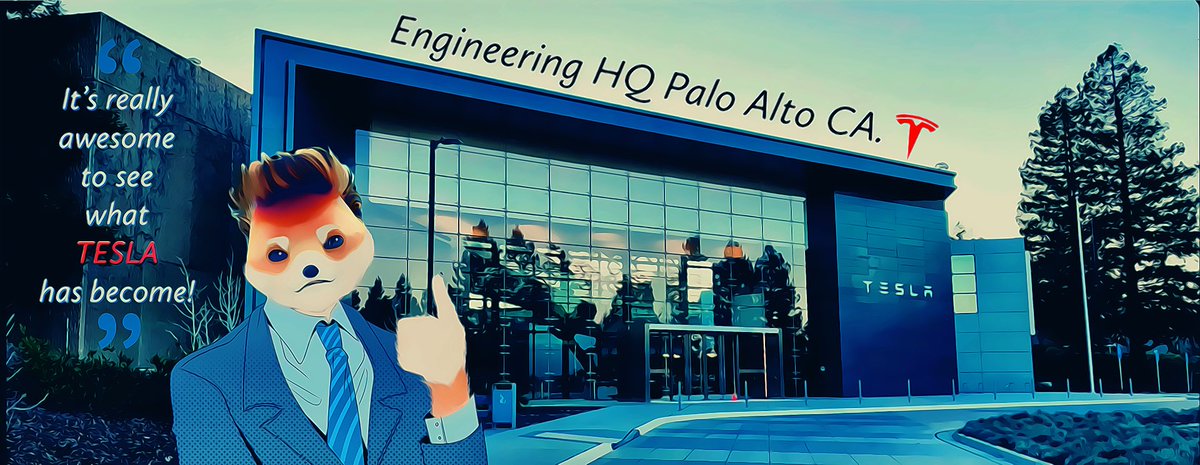 MarsFleet's tweet photo. It’s really awesome to see what @Tesla has become! 
Thank You @elonmusk for making the world a better place. 
🤜🤛🫂
Tesla Engineering HQ , Palo Alto CA. 

#Tesla #TeslaEngineering #TeslaAI #TeslaLife #TeslaFam #ELON 🫡⚔️🛡️🔥💯🥇💙🫵 

https://t.co/Rnumy95kJT FTW! 🏆 https://t.co/Qj9aTpPsOL