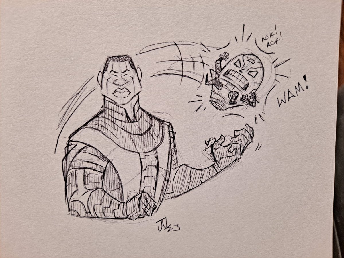 the_varvs's tweet photo. Kang had a sweet darth vader moment!
@antmanofficial #jonathanmajors #coreystoll #kang #kangtheconqueror #modok @marvelstudios #forcechoke #2023 #doodles #thevarvs #varvir #rivrav #ghosttoast https://t.co/MAT8GdQIIz