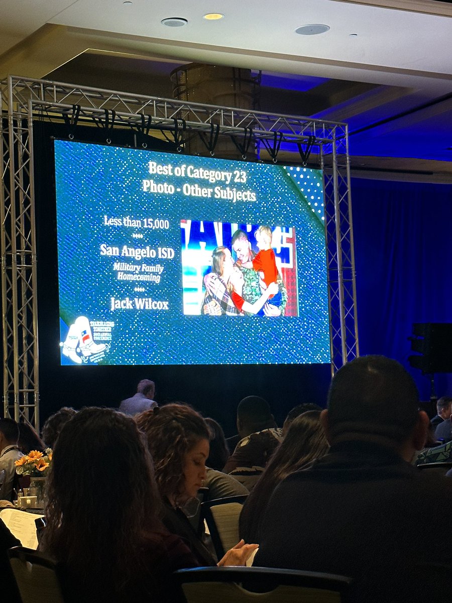 Thankful to celebrate our comm team and the work produced during the 21-22 school year at the Star Awards during #TSPRA23. It’s a blessing to play a part of telling impactful stories of our students, educators and community! #WeAreSanAngelo