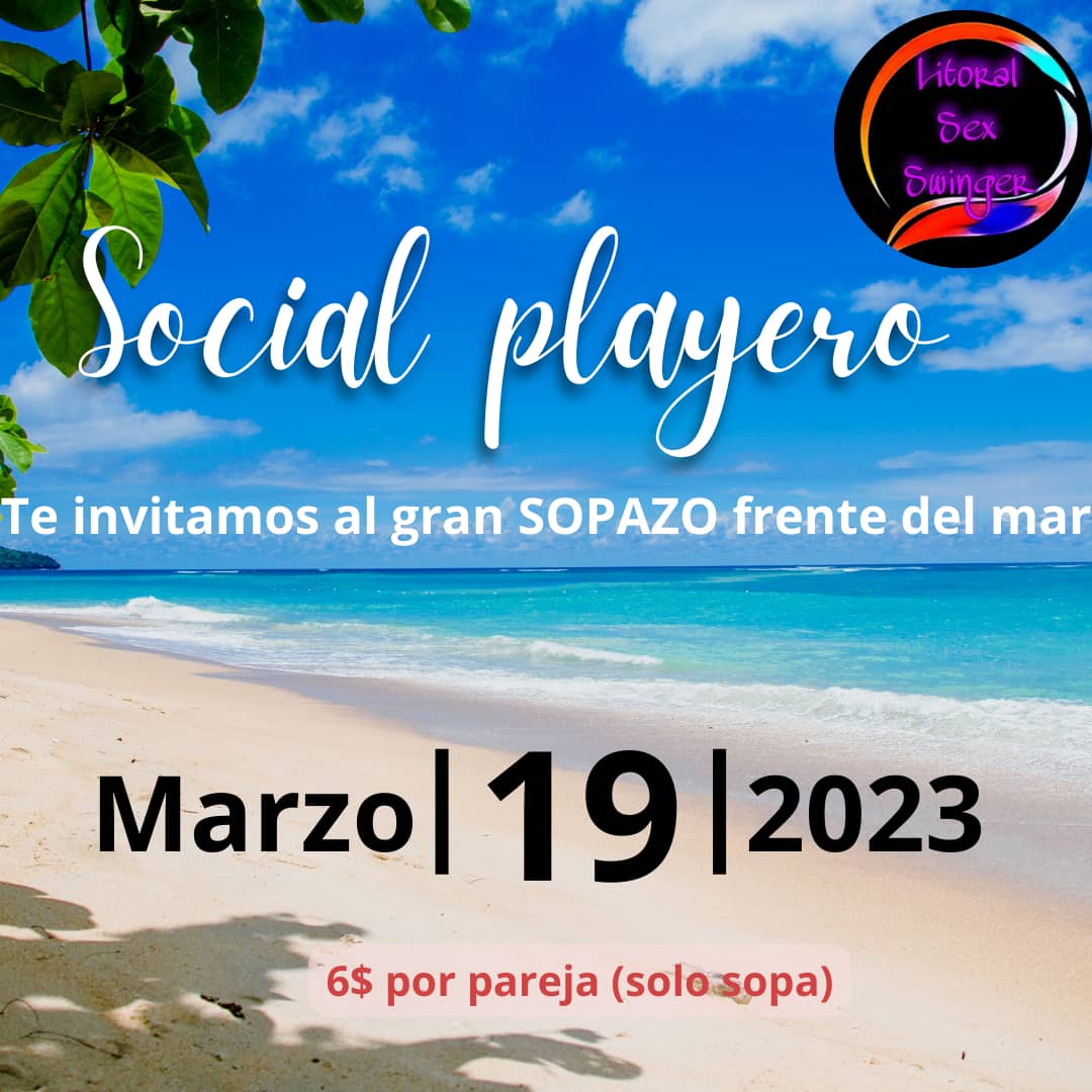 NO DEJES QUE TE LO CUENTEN
Seguimos con nuestros sociales a orilla de playa,anímate ,sal de las redes ,ven a pasar un día diferente con nosotros
