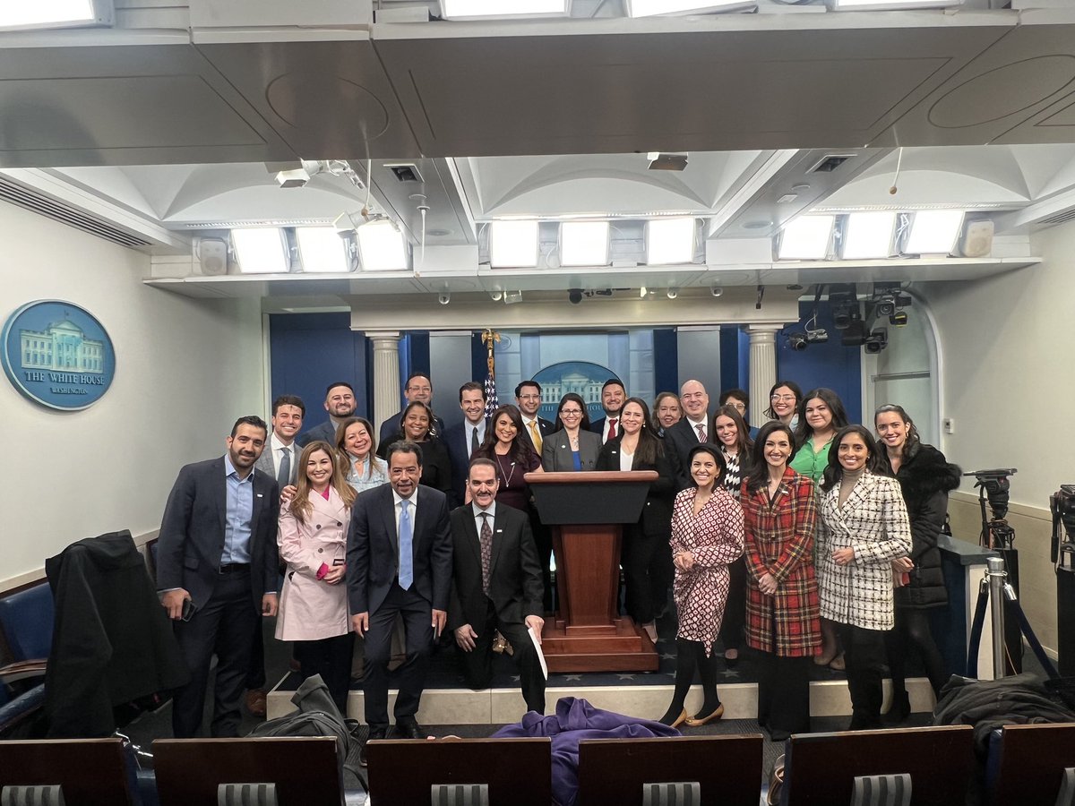 In the Casa Blanca, Latinos in news making big moves. #RepresentationMatters