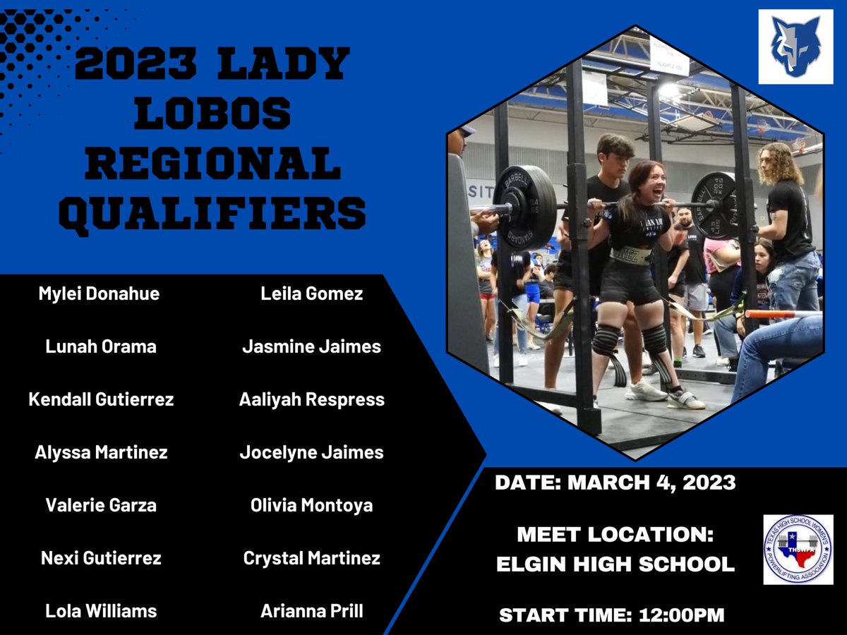 Congratulations to these 14 girls who have qualified for the Regional meet. They have worked hard all year to get to this point! #dominate