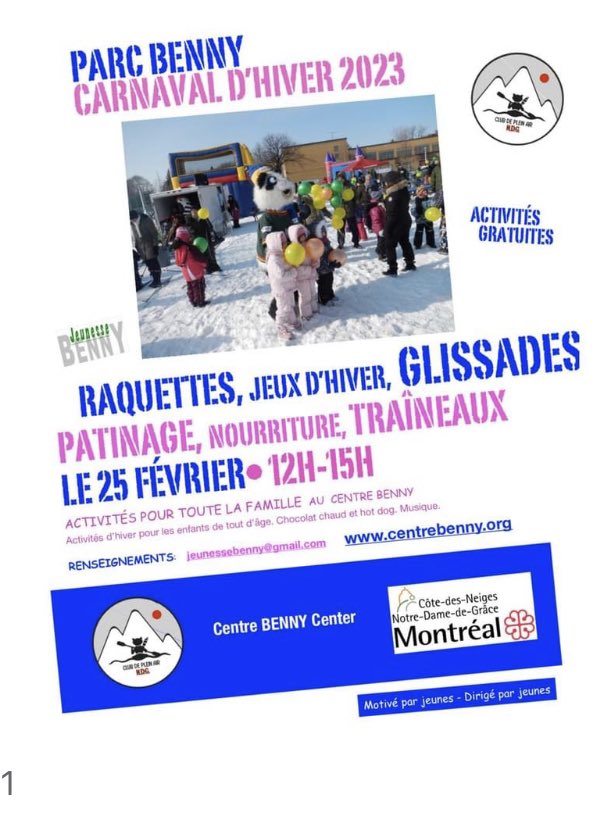 cjndg's tweet photo. Winter Carnival Parc Benny https://t.co/gMbScBZ5gL