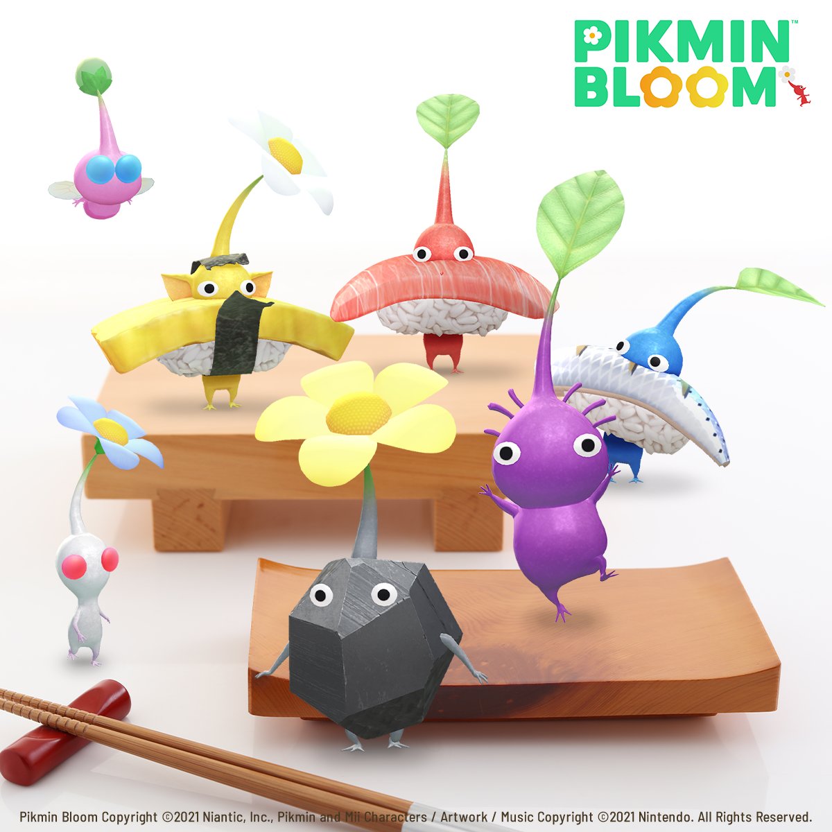 Colt Buhr on Twitter "RT PikminBloom 🍣New toppings for “Sushi” Decor