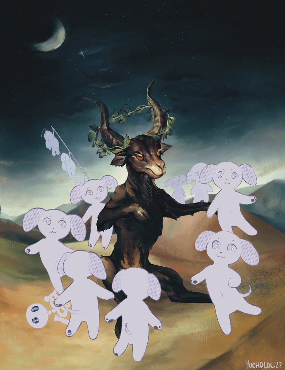 yocholol's tweet image. the great he-goat