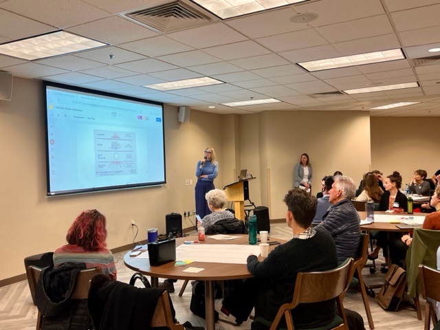 Rachel facilitated an in person workshop for the 
<a href="/MidwestCollab/">Midwest Climate Collaborative</a> leading participants through a mapping workshop on how their collective work combines to create #strategyforsystemschange
<a href="/HeatherNStL/">Heather B Navarro</a> is an inspiration who is bringing all together for action on climate change 👏