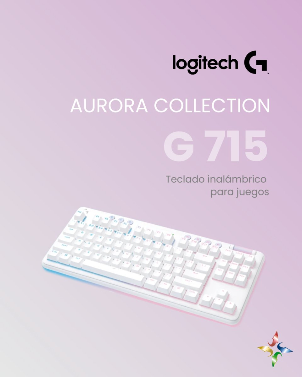 ConsejeriaInfo's tweet image. 🎮Jugadores, presentamos el teclado G715 inalámbrico para juegos de Logitech. ⌨️🤩 Con tecnología inalámbrica LIGHTSPEED, interruptores mecánicos GLTactile, iluminación RGB LIGHTSYNC y batería de larga duración. ⭐💯
.

#LogitechG715 #TecladoInalámbricoParaJuegos #ColecciónAurora