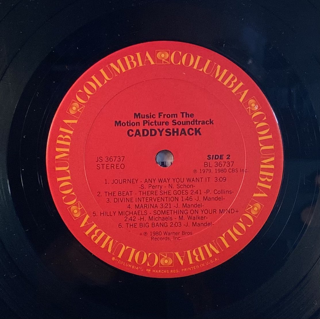 Ed A on Twitter "Dropping the needle on Caddyshack Music from the