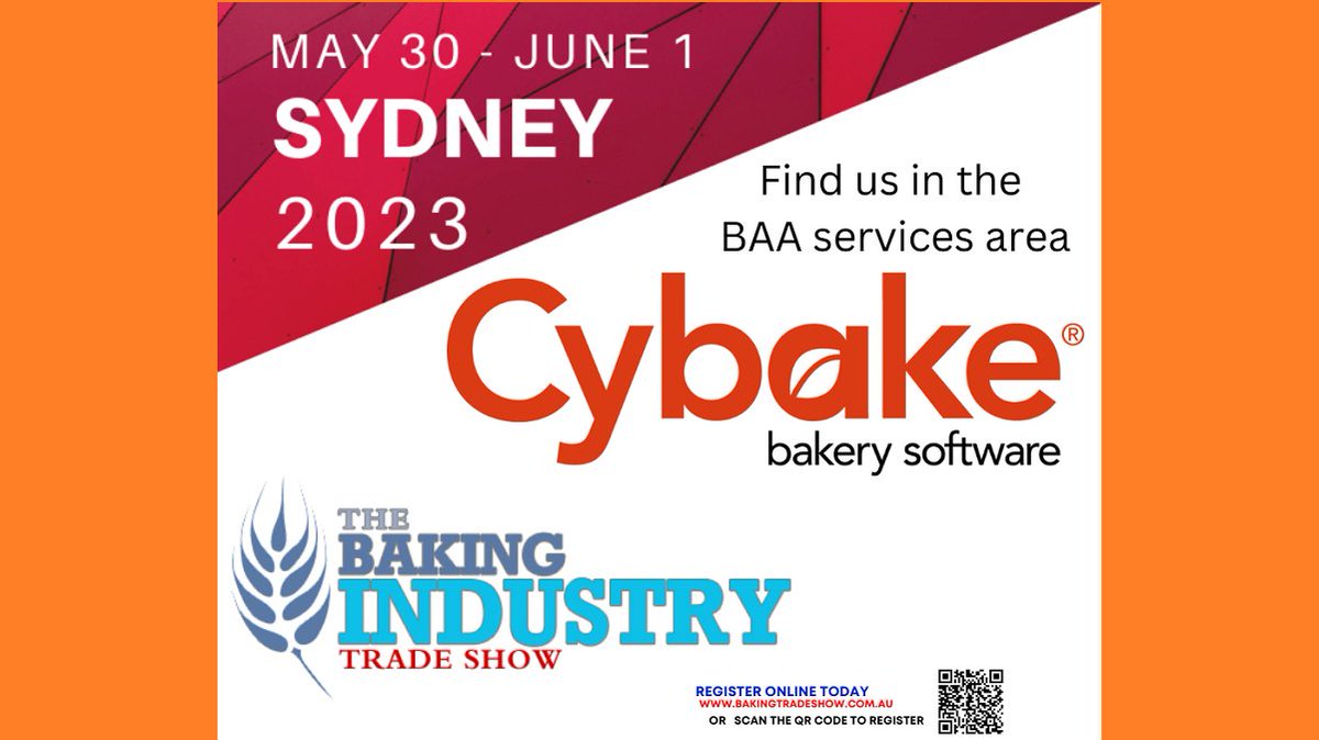 Already looking forward to this! bakingtradeshow.com.au
#bakery #baking #bakingindustry #Australia #tradeshow
