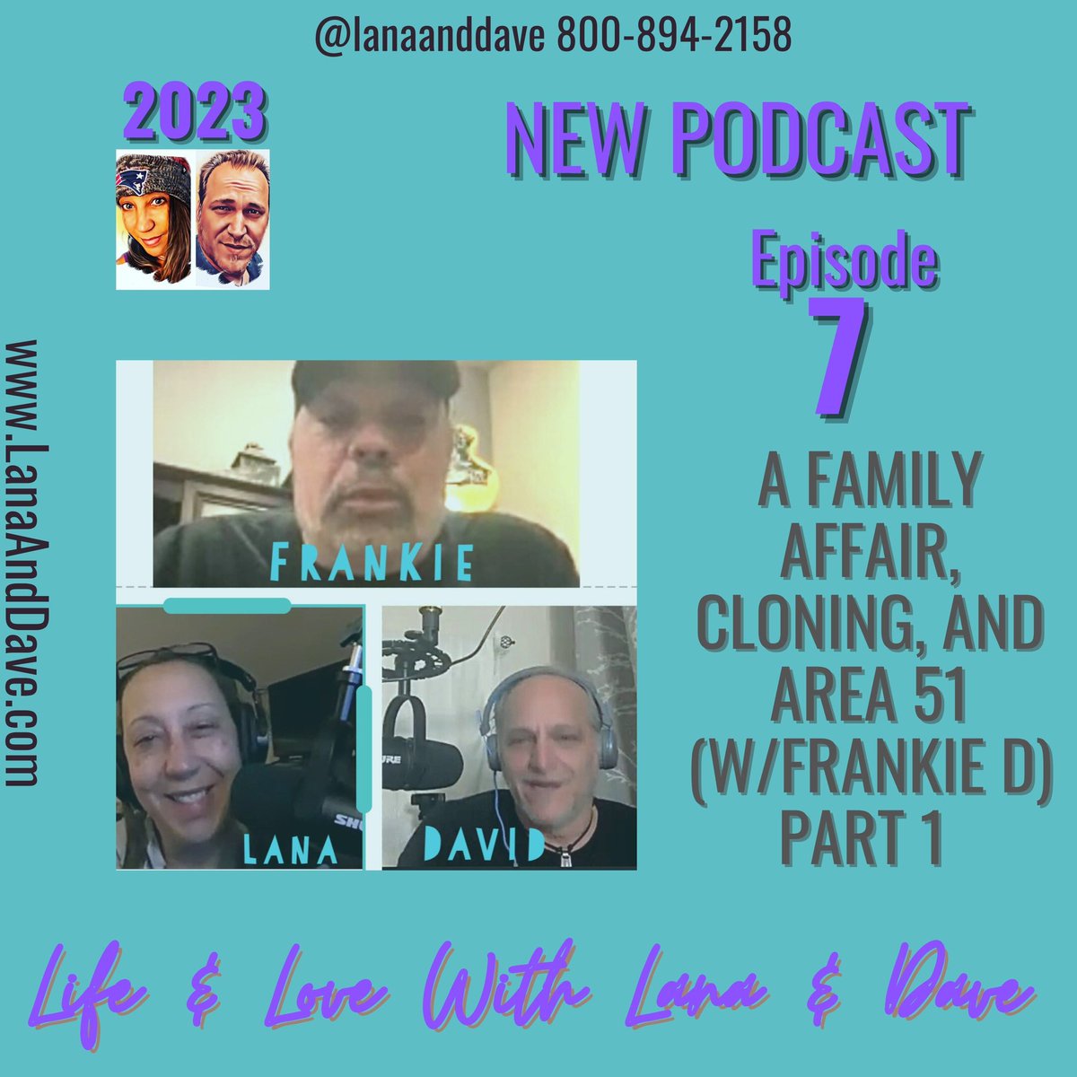 Don’t miss Friday’s episode!
Subscribe now and hear it sooner:
LanaAndDave.com 

#LanaAndDave #LoveAndLife #podcast #audible #applepodcast #spotify  #amazon #iheart  #buzzsproutpodcasts #mylegacyvoice #voicecloning #vocapsule #venuepromotion #stormarea51 #area51 #aliens
