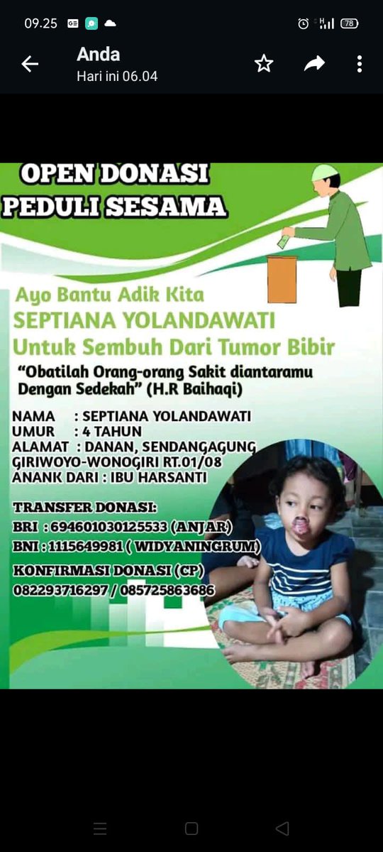 martinus94's tweet photo. Mohon bantuan dari teman-teman, bantu retweet  @seputar_wngr, @kapten_riject @tirta_cipeng @sherpa701 🙏 https://t.co/a2MLde4zTk