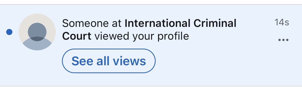 Never a good development on LinkedIn