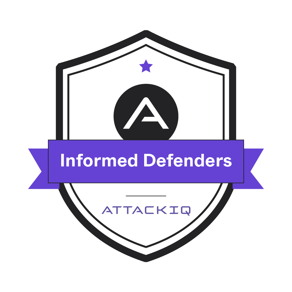 marschick's tweet photo. I've joined #InformedDefenders — a community like-minded enthusiasts and professionals in the cybersecurity space. Complete an AttackIQ Academy course for your invite: https://t.co/XtJd9PBuML https://t.co/wDmlsbWm6B