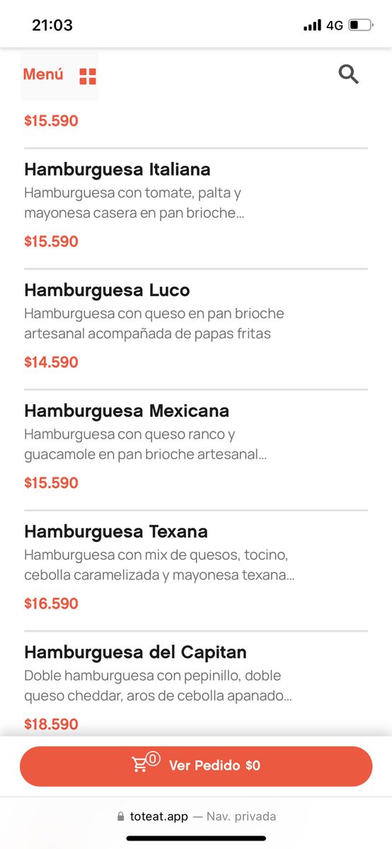 Yo no soy tacaña cuando voy a un restaurante, pero considero que una hamburguesa a 17 mil pesos es abusivo.

“Mandrake Café, Algarrobo”