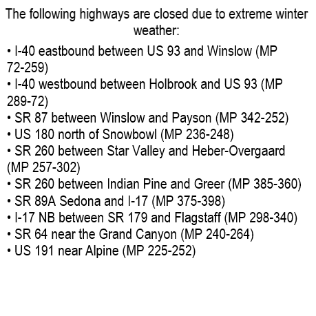 Arizona DOT tweet media