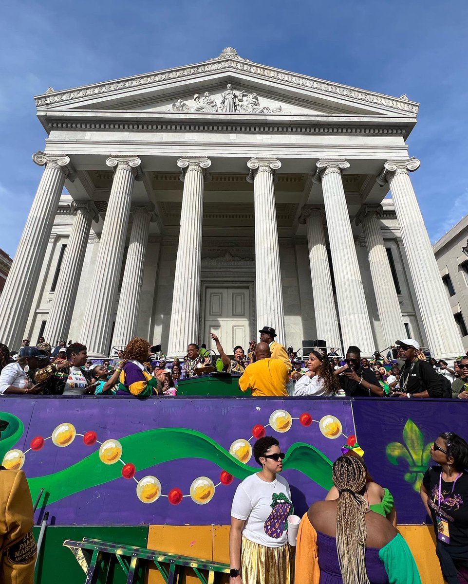 mayorcantrell's tweet photo. We have a lot to be proud of in the City of New Orleans, I know that I am!💚💛💜 🎉🎉

Being able to pull off Mardi Gras 2023 with a unified command that went deeper than we’ve ever seen before…with crowds that we haven’t seen for decades plus! It was truly amazing!! https://t.co/WmLQmPEZgv