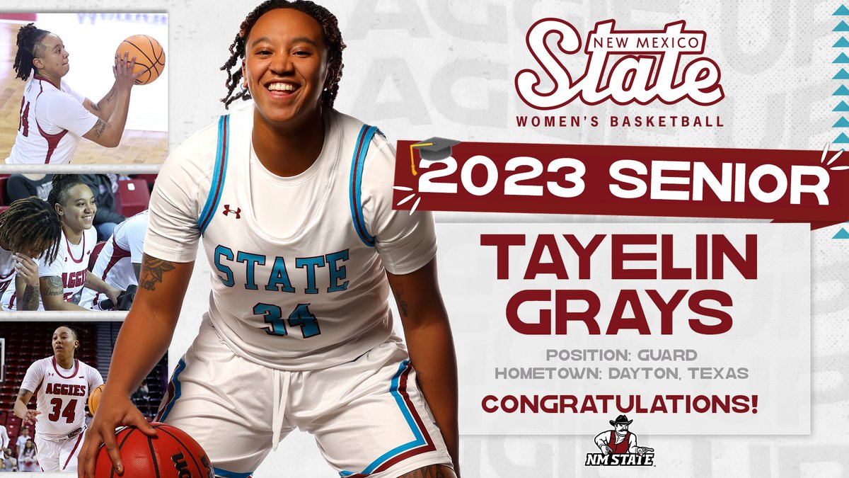 𝒮𝑒𝓃𝒾𝑜𝓇 𝒲𝑒𝑒𝓀 🎓

Our last senior to be recognized is <a href="/hoopa_fa_lifeee/">Taye’🤙🏽</a>. Tayelin has spent her last five seasons playing for the Aggies and helped bring the program a WAC Championship in 2018-2019

Celebrate Tayelin and others tomorrow night when we take on UTA!!

#AggieUp