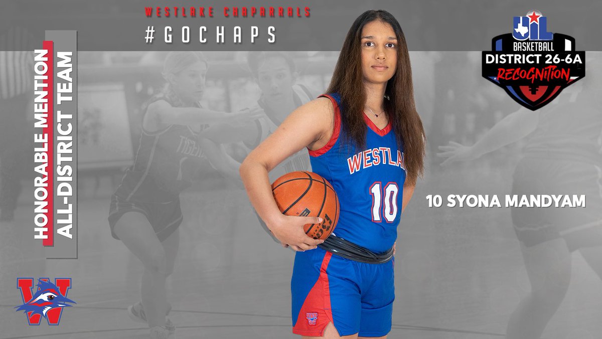 Westlake_Nation's tweet image. We begin our coverage of the 2022-2023 26-6A All-District Team with recognizing Syona Mandyam on her honorable mention selection. Congratulations, Syona. #GoChaps #OneUnit