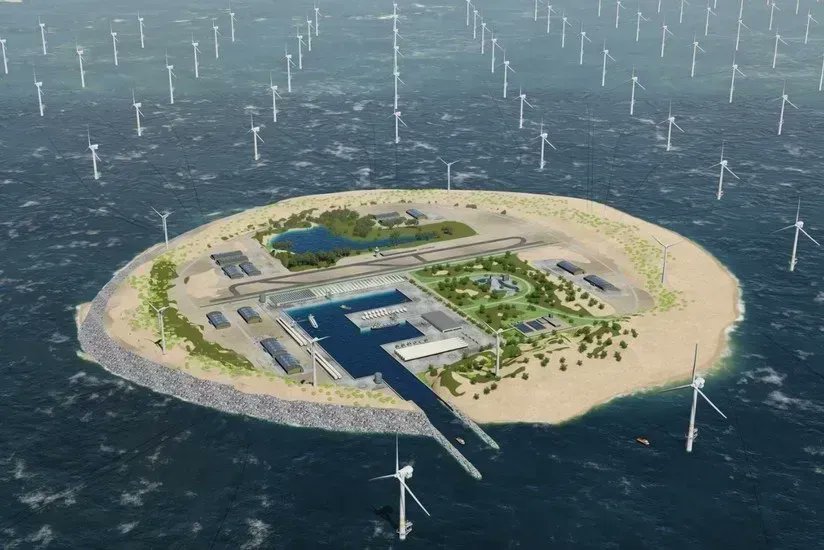 MikeHudema's tweet image. Denmark, Germany, Belgium and the Netherlands plan to build four artificial islands to quadruple offshore wind in the North Sea – the equivalent of 30 nuclear reactors.

We have so many solutions. Implement them. #ActOnClimate 

#ClimateCrisis #climate #energy #tech #GreenNewDeal