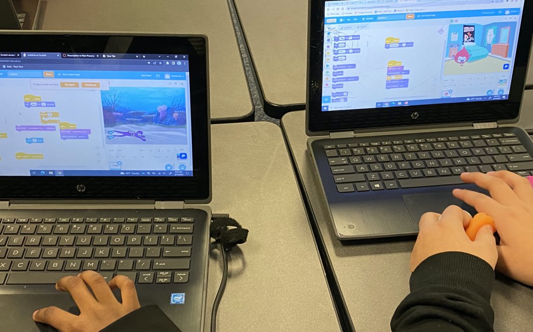 LibraryIngalls's tweet image. We finished up our 2+ week unit with 6th grade science on computer sci. The students were so excited to create their final projects, stories, in @scratch . We saw some impressive work!
We could not have done this unit without  collaborating with @kennydeMonster 

#PWCSLibraries