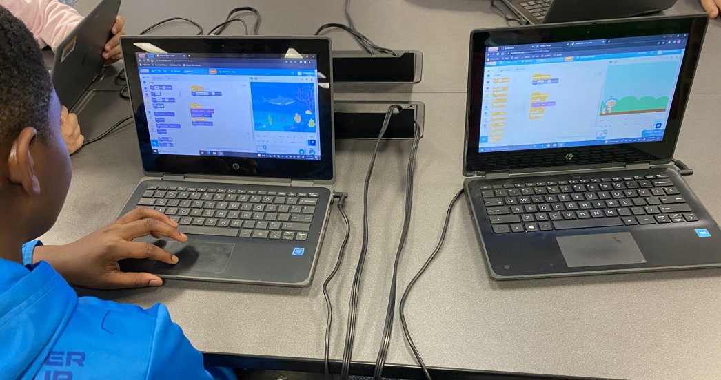 LibraryIngalls's tweet image. We finished up our 2+ week unit with 6th grade science on computer sci. The students were so excited to create their final projects, stories, in @scratch . We saw some impressive work!
We could not have done this unit without  collaborating with @kennydeMonster 

#PWCSLibraries