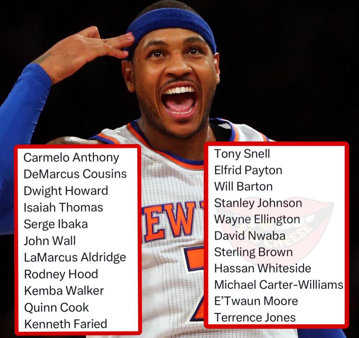 SAY CHEESE! 👄🧀 on Twitter "Free agents still available in the NBA"