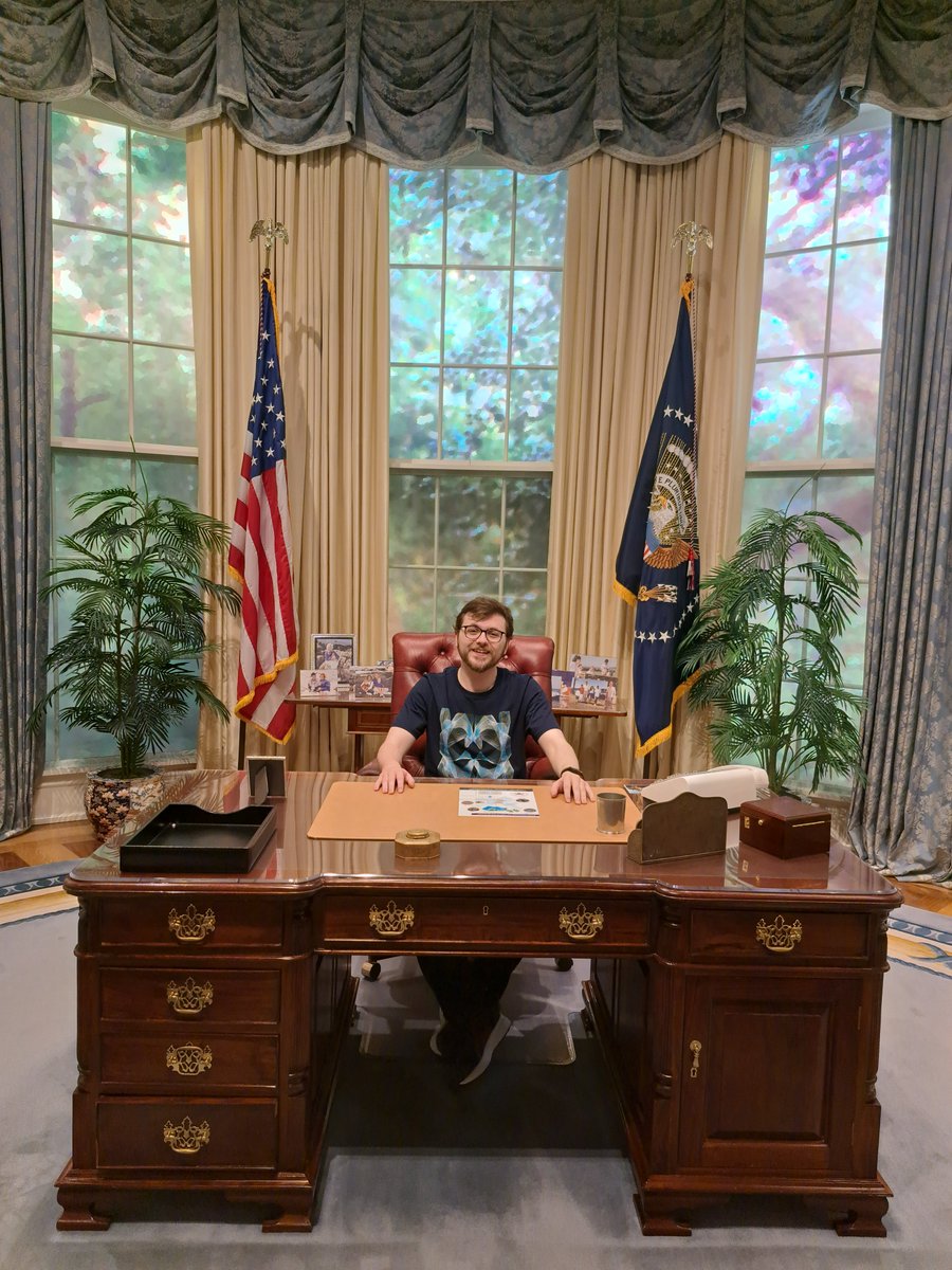 Luke_Thrumble's tweet photo. And if you should ever find yourself in College Station, the Bush Library is excellent - would have been well worth a visit even if I wasn't there for research! https://t.co/GDZhJnuR0T