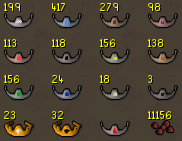 tiara collection👑debating buying another 100 blood talismans :p
