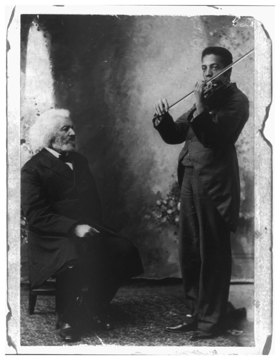 RT @CardLinda: Frederick Douglass with his grandson, Joseph! (Library of Congress) https://t.co/GdsKKZDN2f