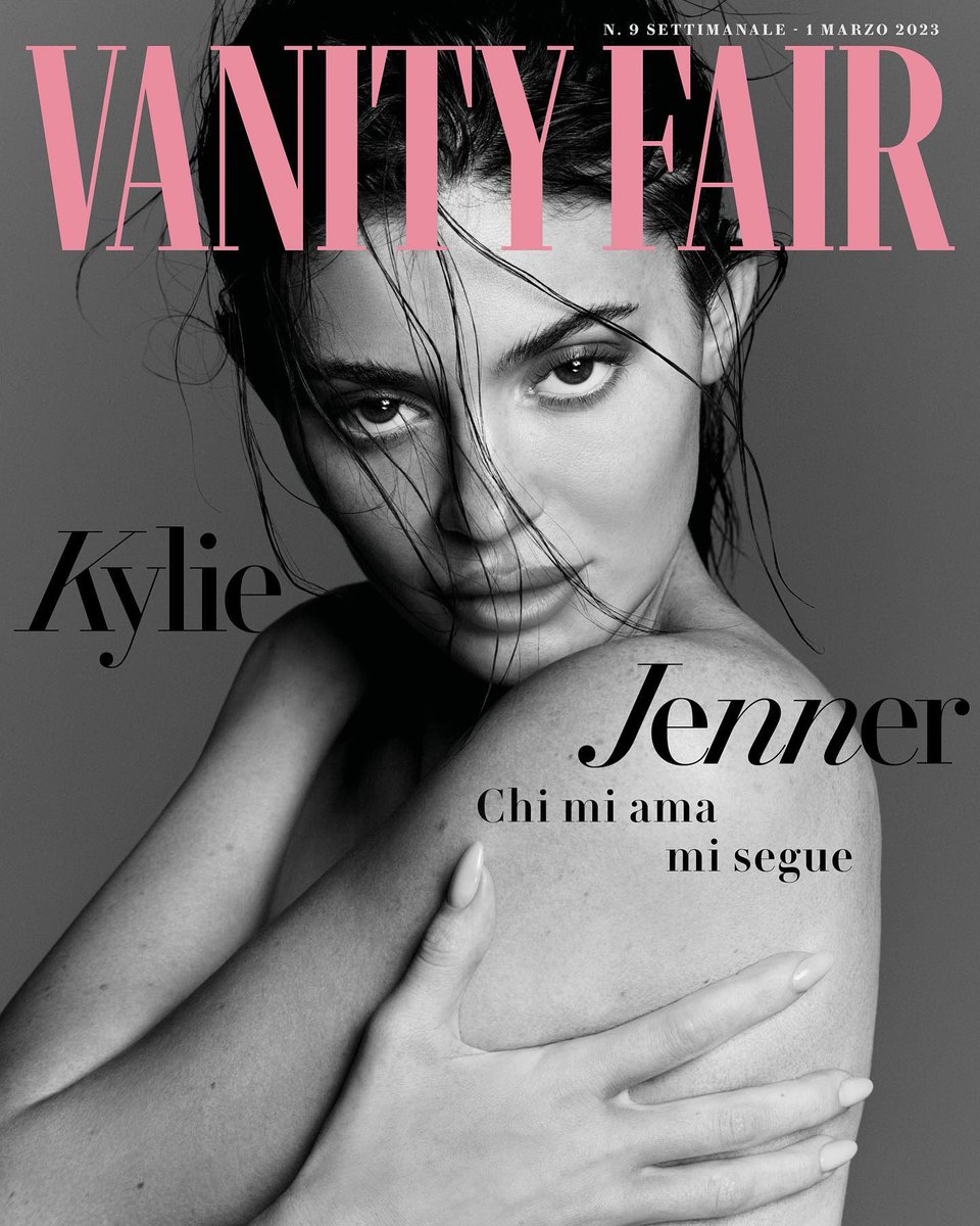 "Obrigada @vanityfairitalia que sonho". — Kylie Jenner via Instagram.