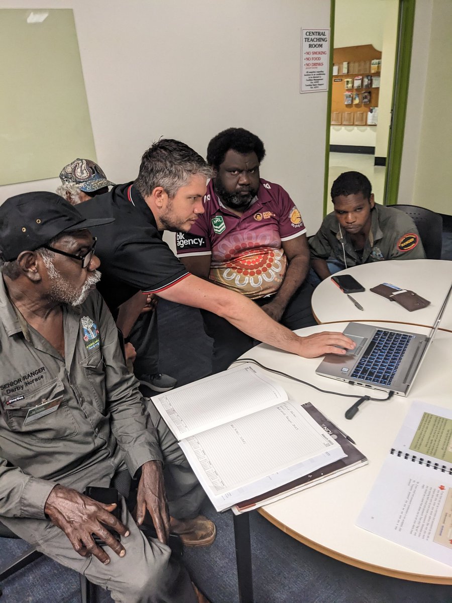 Huge turn out for NAFI training at the #savannafireforum . Teaching fire managers from across Northern Australia to use satellite derived fire information to support their on ground knowledge and hard work.