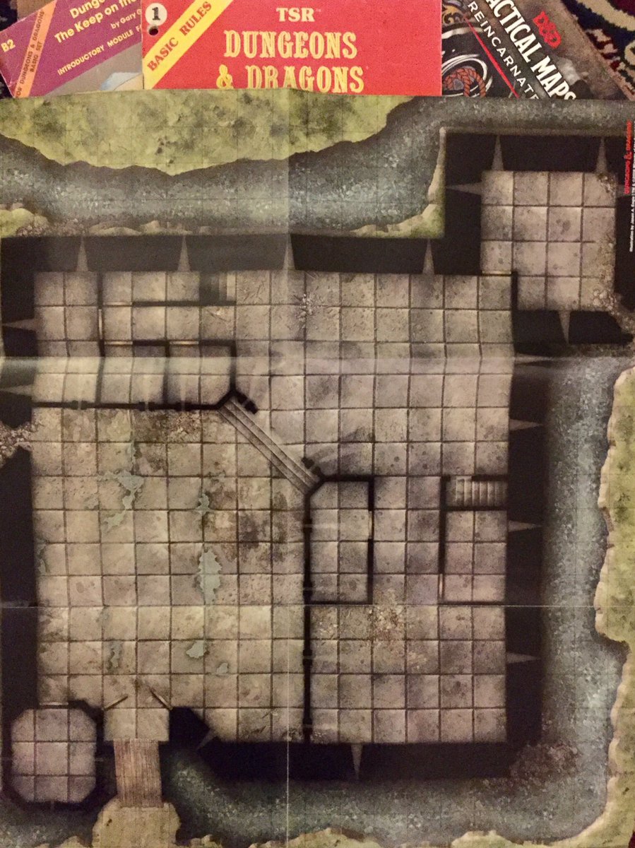 OriginalGrogna1's tweet photo. I’m really liking this abandoned fort map, might use it as the Raider’s Camp from The Keep on the Borderlands. Maybe have them set up in an old outpost? It would definitely add a little dimension to that fight.
#DnD #RPG #ttrpg #OSR #gamingmap #Map #dndmap https://t.co/q9a9sViyZ3