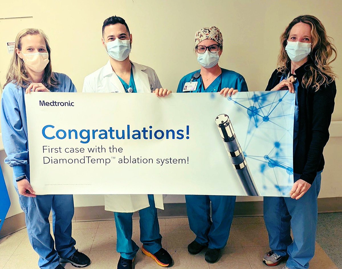 BetsyRiordan09's tweet photo. Another incredible example of Medtronic technology at work! Dr. Will Gionfriddo completed his first case with the DiamondTemp ablation system today!
#MedtronicEmployee #DiamondTemp https://t.co/WquCCEXIdj