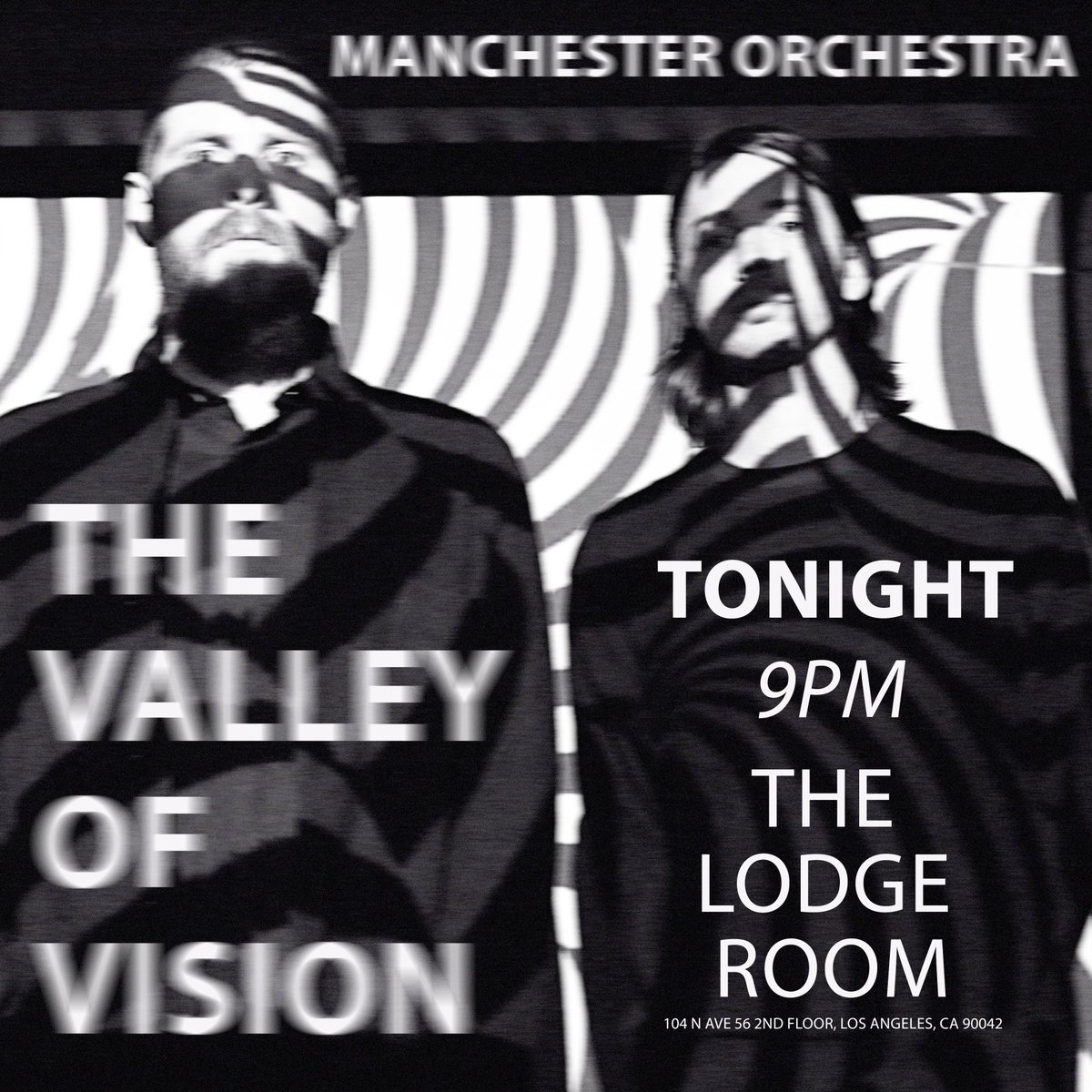 LOS ANGELES. TONIGHT. We are premiering our new film THE VALLEY OF VISION & performing an intimate acoustic set TONIGHT at the @lodgeroom. Limited tickets available. See you tonight! TICKETS: lodgeroomhlp.com **tickets from z ranch event will be honored