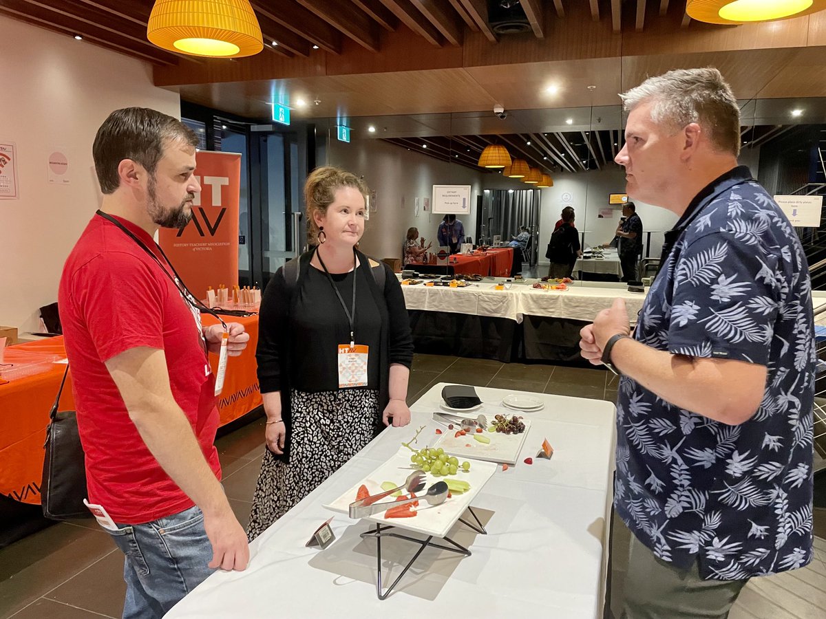 DebHull7's tweet image. I’m thinking the correct plural for this gathering is a ‘powerhouse of presenters’. Ian Lyell, Alexis Watson and Stephen White in the same space! #htavvcecon23 ⁦@HTAVed⁩