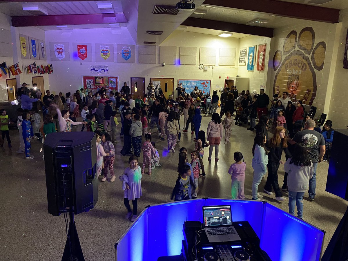 AustenGoodgion's tweet photo. Pajama Party and Bedtime Stories was a hit!!!! It was so great to see all the families and kids dancing and having a great time!!!!  #DCEStigers https://t.co/vNCWHsbJcO