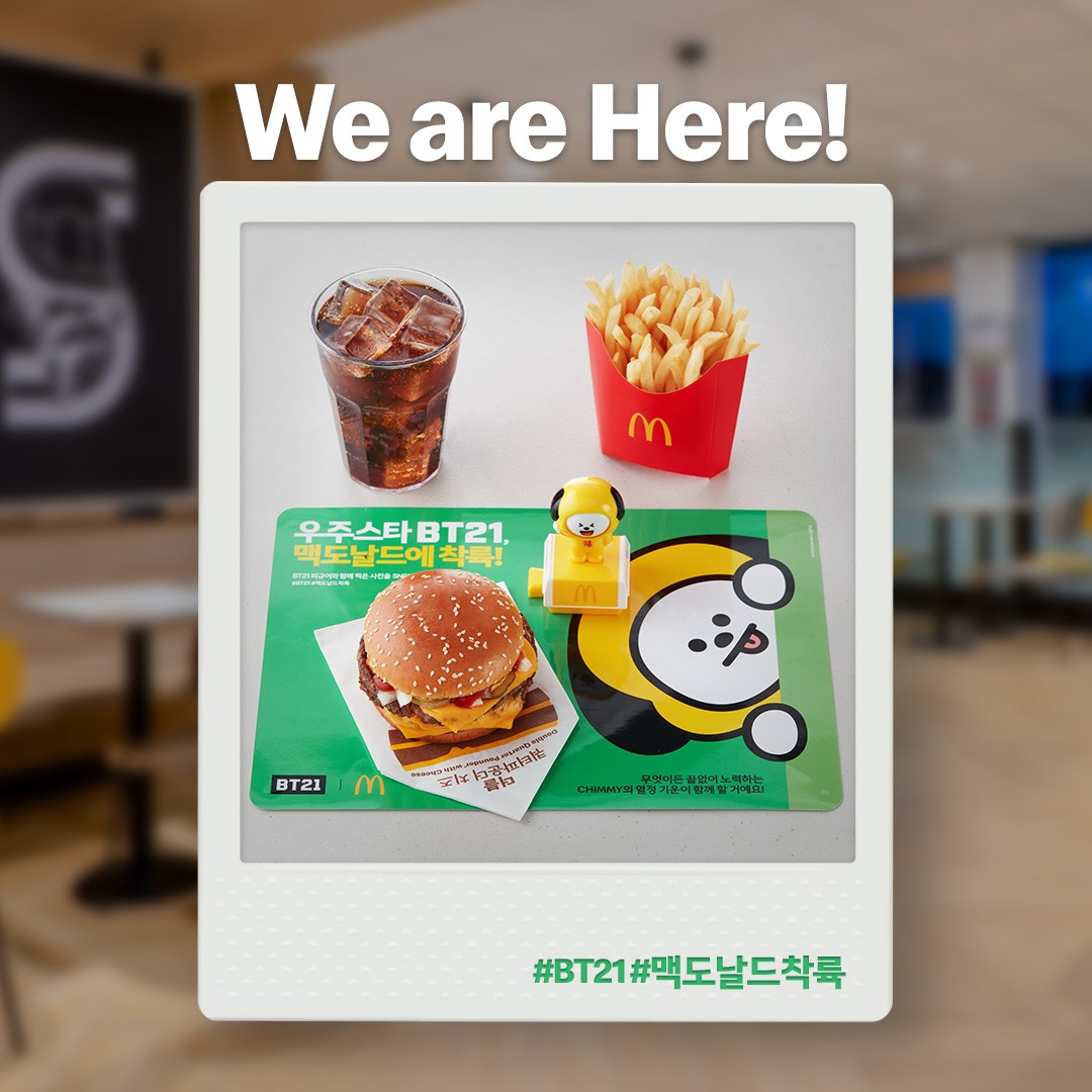 BTSMerchUpdates's tweet photo. BT21 x McDonald's Korea 
🔗 https://t.co/Egp0kfaCFN https://t.co/6F5j9NY7mN